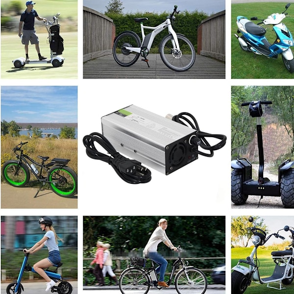 El-cykeloplader 54,6 V 4 A passer til 48 V litiumbatteri, el-cykel