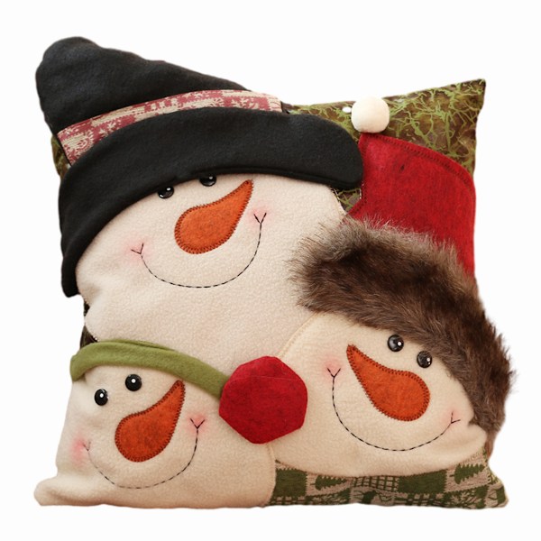 Julete Snømannformet Sofapute Dekorasjons Ornament