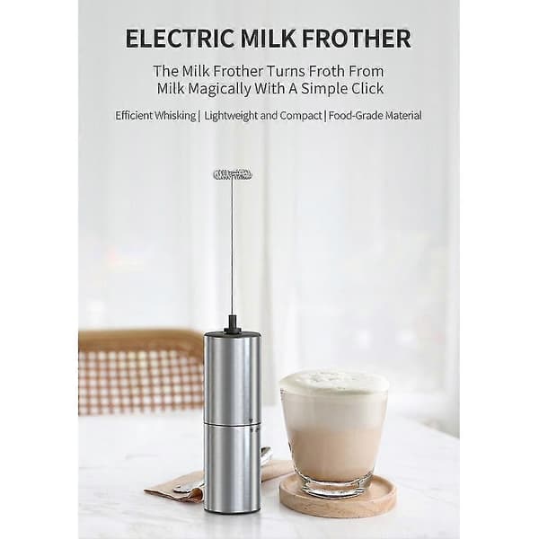 Håndholdt æggepisker, piskeris, skummer, kaffemaskine, chokolade-cappuccinomaskine, skummaskine, blender, b