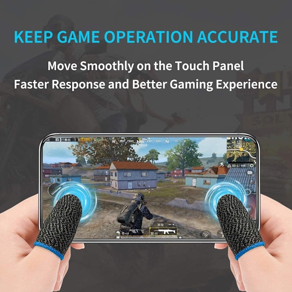 Finger Sleeve Sets för Gaming Mobile Game Controller Thumb
