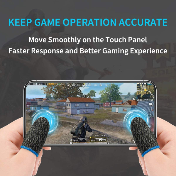 Finger Sleeve Sets för Gaming Mobile Game Controller tumme