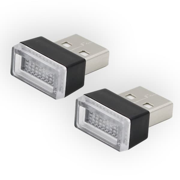 Bil USB Atmosfære Lampe, LED Dekorationslampe, Interiør Sol