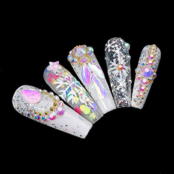 Negler Krystaller Rhinestones, Nail Art Rhinestones, for Nail Art DIY Crafts