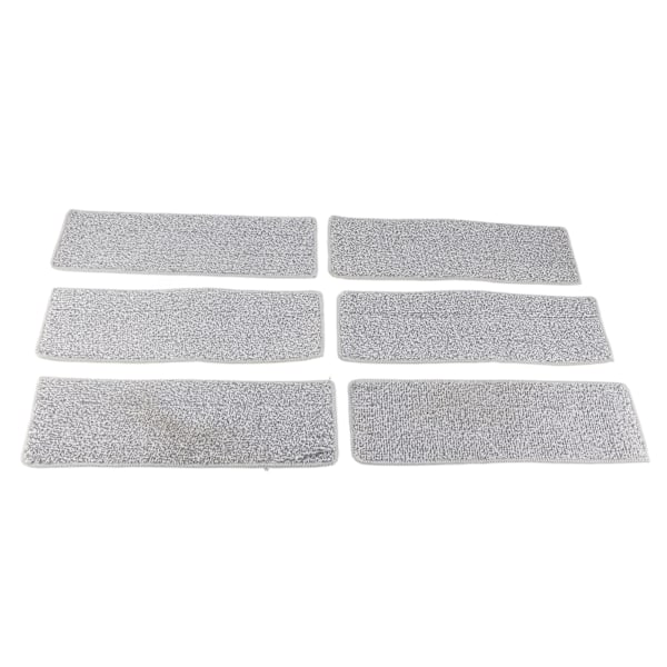 Lattia Mop Kuiva Märkä Kaksoiskäyttöinen Mikrokuitu Vapaa Käsinpesu Tasainen Puhdistus Laatta Mop Kotikäyttöön Sininen 6 Kpl Pyyhkeitä