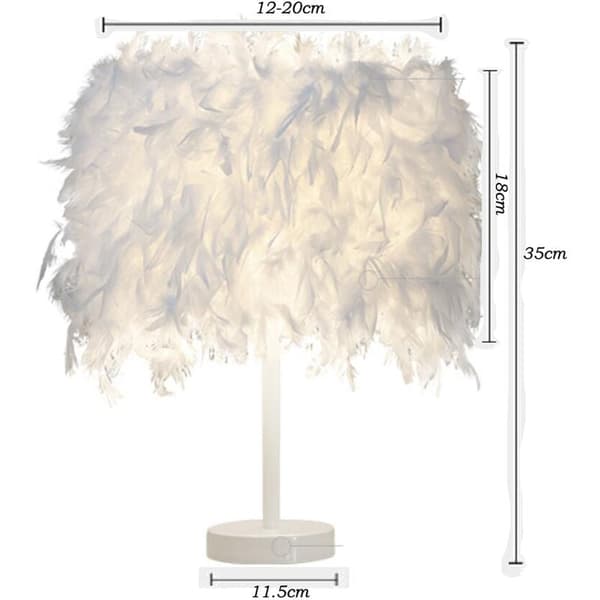 Moderne fjærlampe, kompatibel med E27-pærer, solid konstruksjon sikrer holdbarhet og pålitelighet