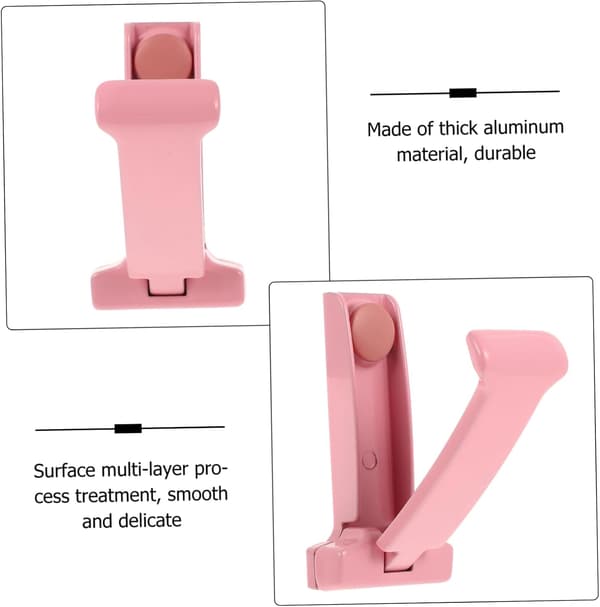 1 st Rosa Klädkrok Handduksställ Fällbart Klädställ Metall Deco
