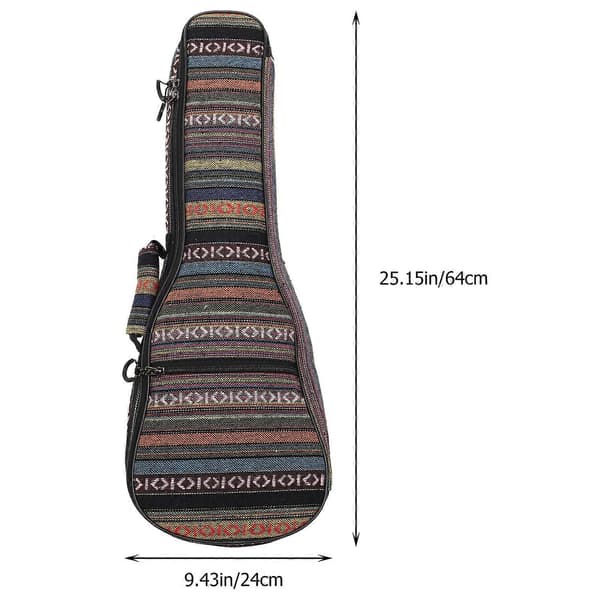 Koncert Ukulele Taske Tyk Polstret Ukulele Etui Bærbar Uke Taske Rygsæk