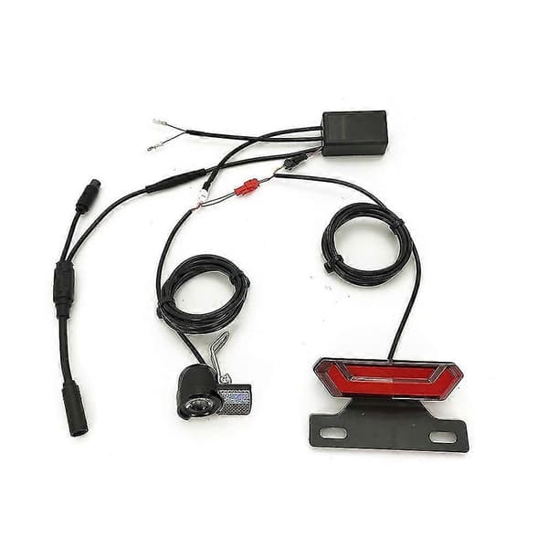 Ebike Lys LED For Bbs01-bbs02- Midtmotor E-sykkel Frontlykt Baklyssystemer Med 6v Instrumentbryter