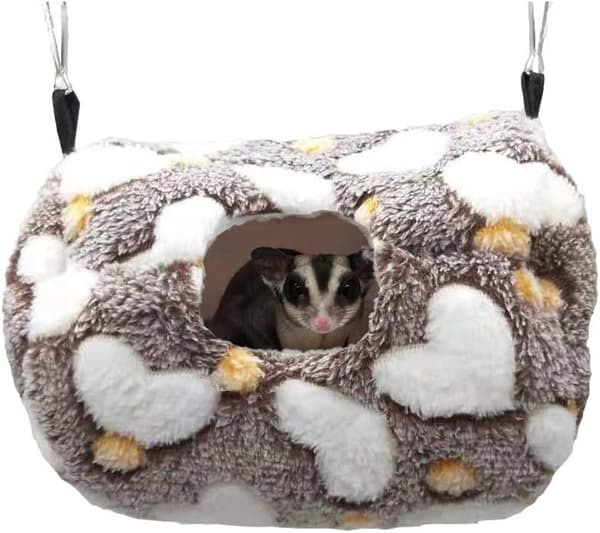 Hängmatta Mjuk Varm Sovbädd Syrisk Hamster Gerbil Socker Flygande