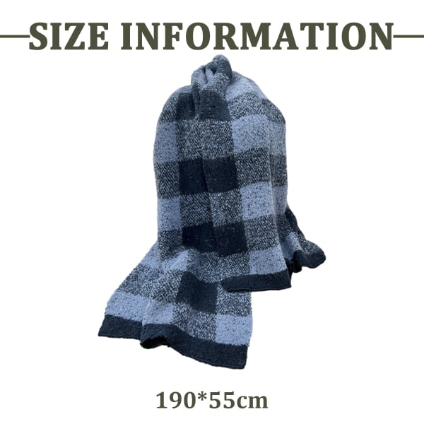 Scarf For Men Women Neck Scarf Plaid Winter Scarf Soft Cashmere