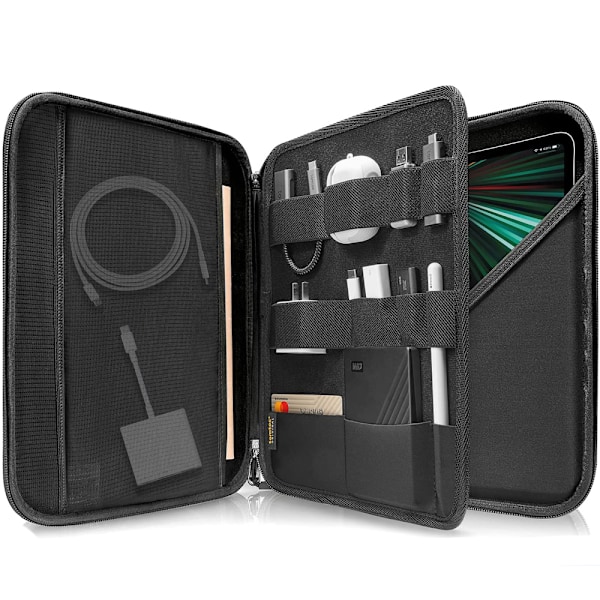 12.9\" iPad Pro 12.9 (3. / 4. / 5. Generation) 2018-2021 Etui, Tablet Combo Opbevaringsetui