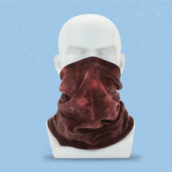 Multifunksjonell hodeplagg og maske, ensfarget og mønstret design