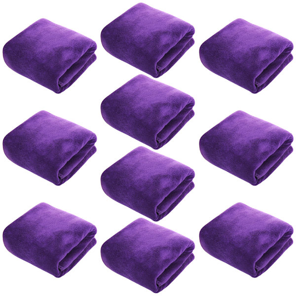 Salongshårhanddukar 10-pack - Snabbtorkande handduk för hår, händer,