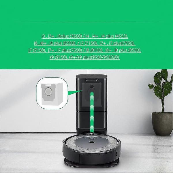 Ersättningsdammpåse Kompatibel För I7 I7+ I3 E5 E6 Robotdammsugare Tillbehör Dammsugarpåsar