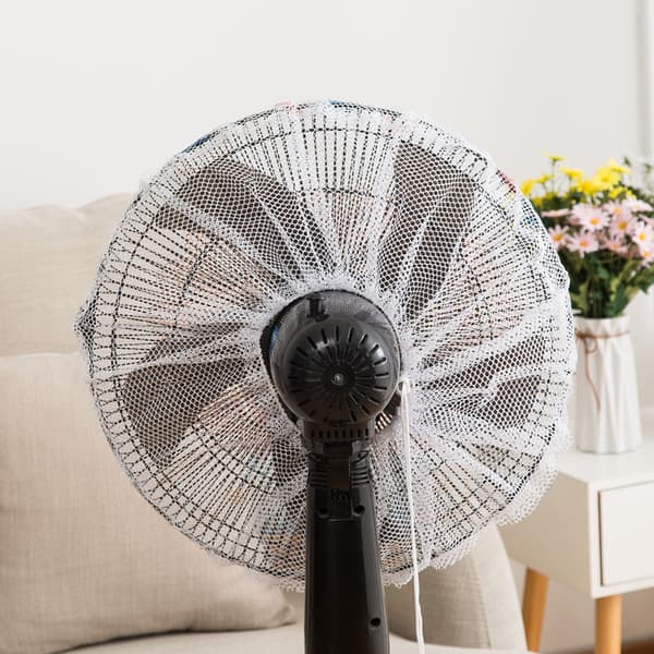 50 cm Vaskbart Støvtæt Sikkerhedsventilator Støvdæksel Net Børnefingerbeskyttelse