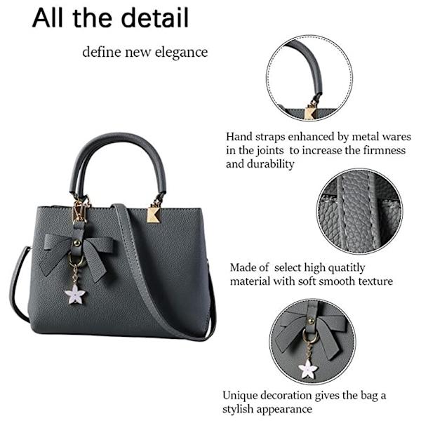 Håndveske for kvinner, Tote-veske, Skulderveske, Lær, Crossbody-veske