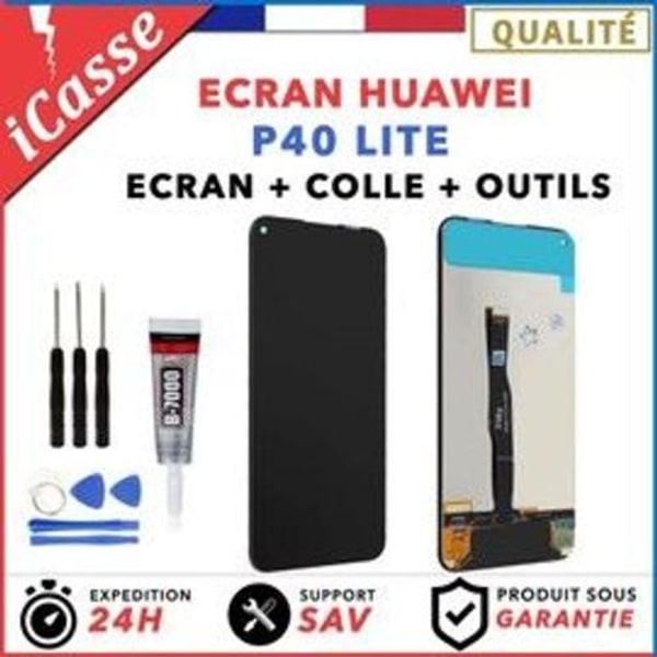 LCD-skärm för Huawei P40 Lite Jny-Lx1 + pekskärm + verktyg + lim