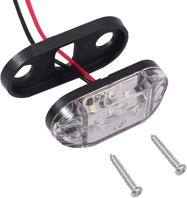 4x4LEDs Sidomarkeringsljus Fram Bak Avståndsmarkeringar Vattentäta LED Ma