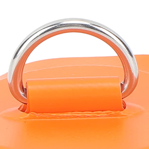 4 st orange D-ring lapp, rund lätt D-ring PVC lapp för uppblåsbar båt surfbräda stand up paddleboard