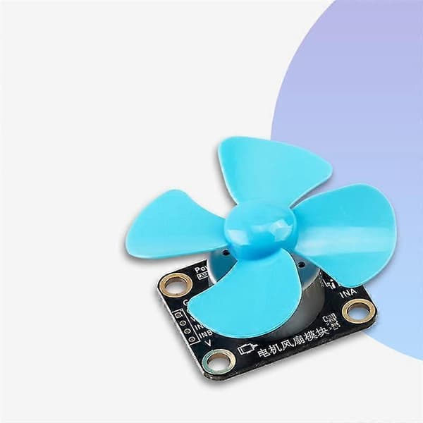 Microbit Alligator DC-motormodul med fläktbrytare PWM-hastighetsreglering 5V