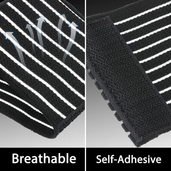 Svart - Elastiskt handledsband Andningsbar handskena Justerbar Co