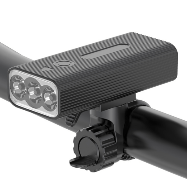 Uppladdningsbar USB, kraftfull 2400mAh LED-belysning, fram och bak w