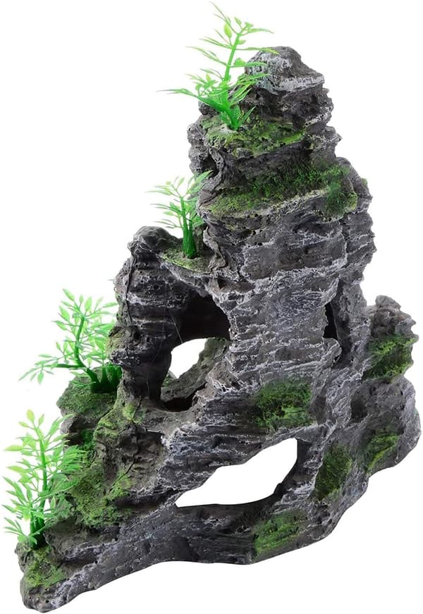 Dekoreret Mountain View Akvarium Dekoreret Sten Dekoreret Klippe V
