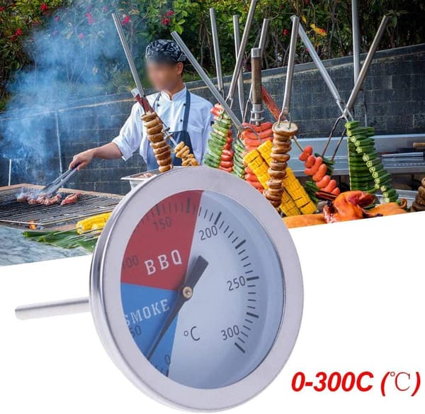 BBQ Termometer Måler, Fargekodede Soner For Å Perfeksjonere Grillteknikken Din