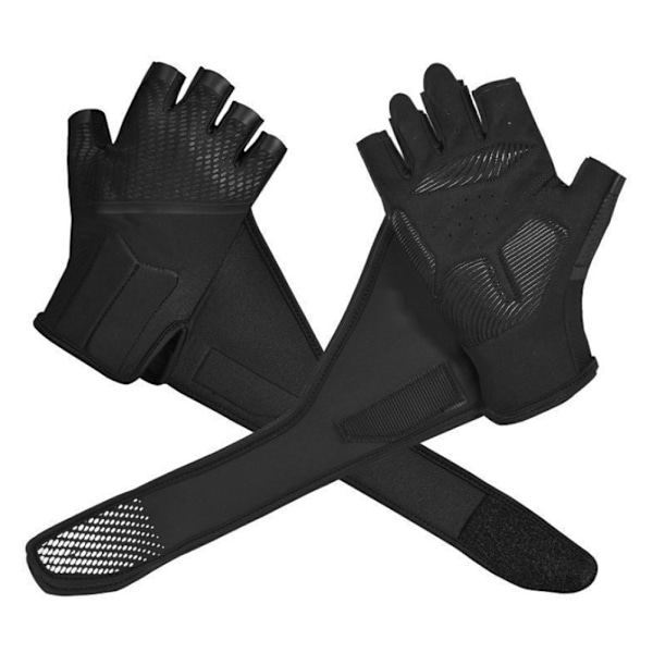 BOODUN Halvfinger Viktlyftning Gym Fitness Handskar Cykel Mesh Cykelhandskar (#02)