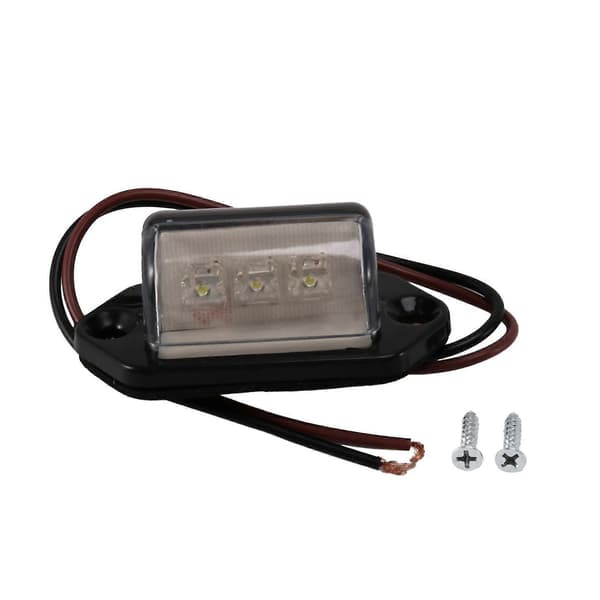 3x 12/24v 3 LED-nummerplåtslampa för båt, husbil, lastbil, släpvagn, interiör, trappsteg