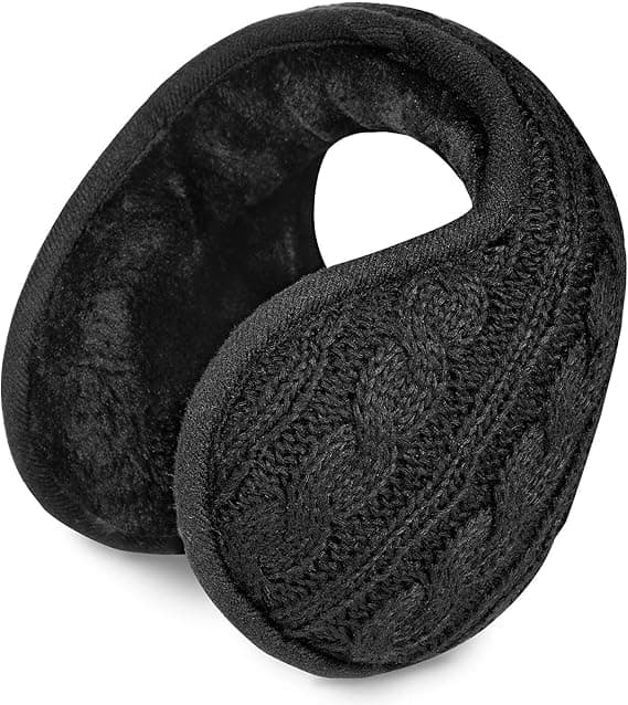 Ljuslila Varma Öronmuffar, Unisex Öronmuffar, Vikbara Öronmuffar wi