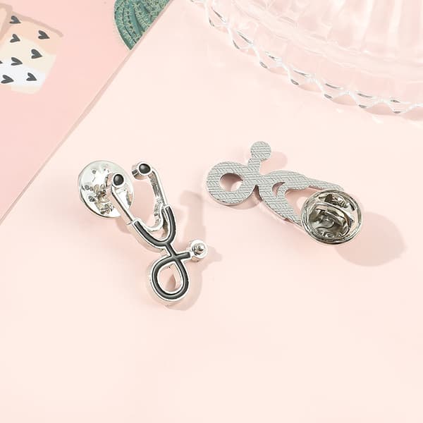 8 stk. stetoskop broche