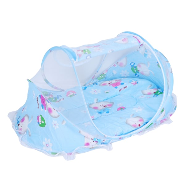 Robust Säkerhets Baby Bassinet För Hemma eller Resa, Portabel Vikbar Baby Sängnät med Omfattande Skydd och Högdensitets Andningsbart Nät