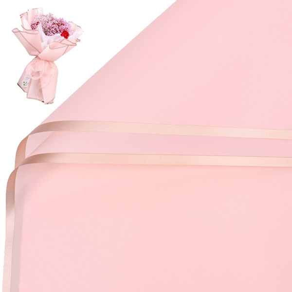 1 förpackning blomsteromslag - rosa