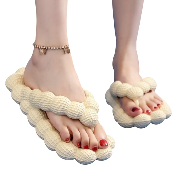 Boble-Slides Flip-Flops til Kvinder og Mænd, Tyk Polstret