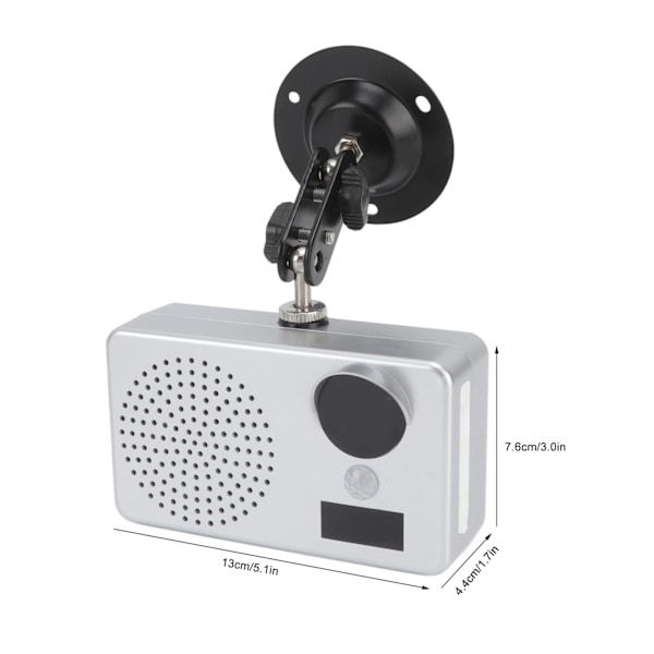 USB 5V Bevægelsessensor Dørklokke IP43 Vandafvisende Infrarød Menneskekrop Induktion Stemmeprompter Sensor Dørklokke Alarm