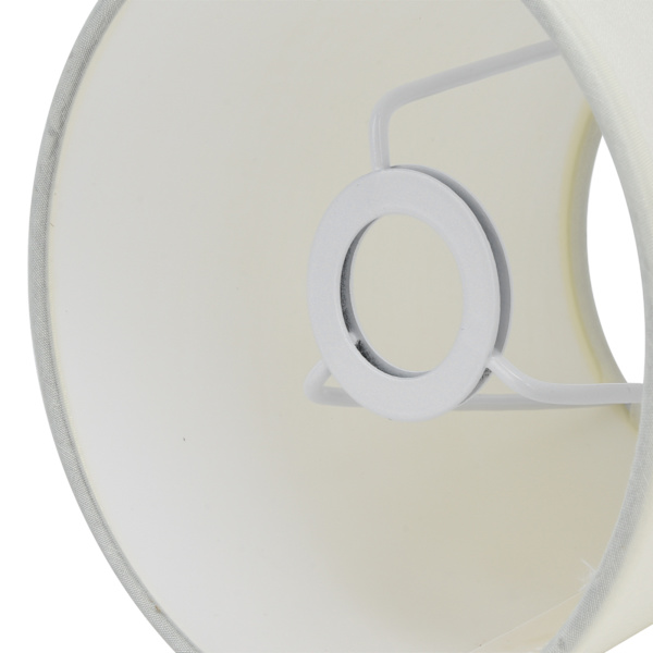 2 st inomhuslampskärmar i europeisk stil tygskärm för E14-kronljus bordslampa golvlampaPX17 beige