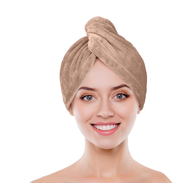 3-pack mikrofiberhårhandduk, absorberande, snabbtorkande hår