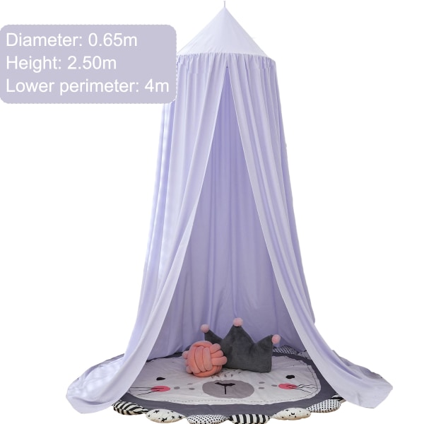 Sänghimmel för flickor, mjuk prinsesshimmel för flickors säng,