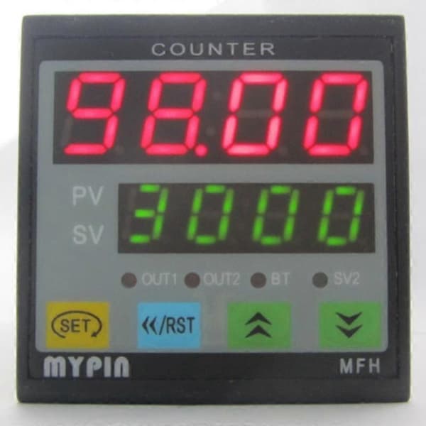 4 Digital Räknare Längdmätare Multifunktionell Intelligent 90-260v Ac/dc Förinställd Relä