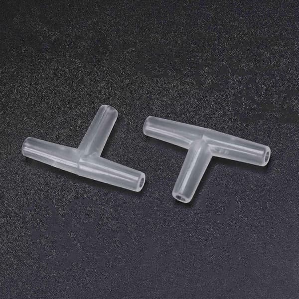 Plast Tee-formet Akvarium 3-veis Luftventilkoblinger 30 stk Hvit
