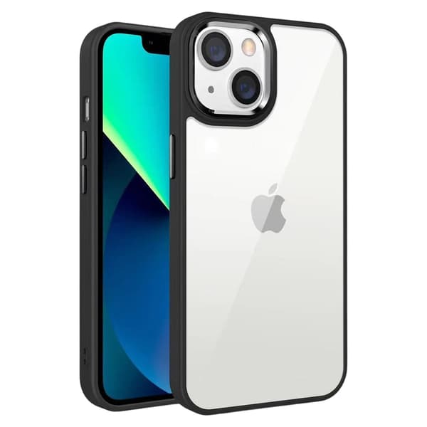 iPhone-puskurikotelo - Läpinäkyvä, mustalla värillä iPhone 11:lle