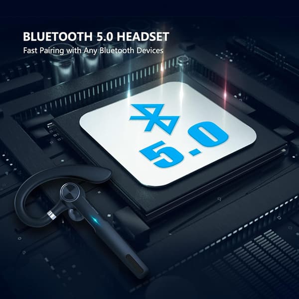 Bluetooth Headset, JOYHOOSH Bluetooth Ørepropp med MIC, Trucker B