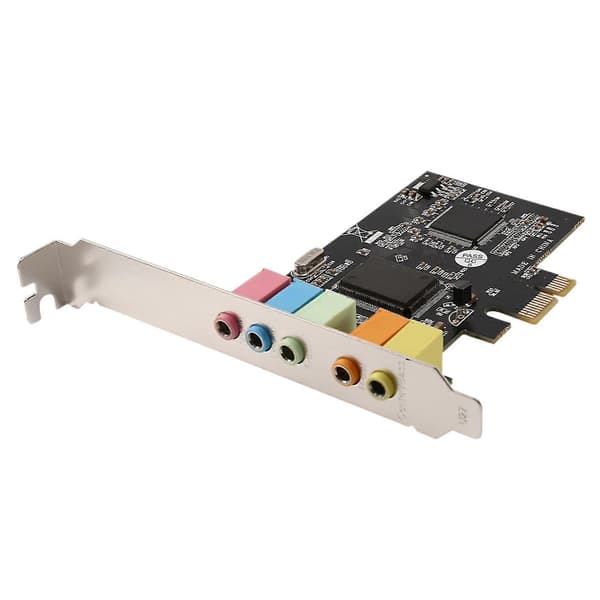 PCIe Lydkort PCI-e X1 CMI8738 Chip 32/64 Bit Lydkort Stereo 5.1 Kanaler Stasjonær Integrert Lyd