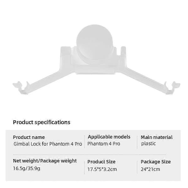 Gimbal Kameralinsskydd Gimbal Låshållare För Phantom 4 Pro Drönartillbehör