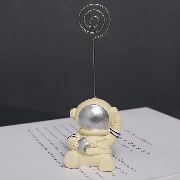 Astronaut Statue Legetøj til Børn Dekorativ Hjemmeskrivebordshylde, A