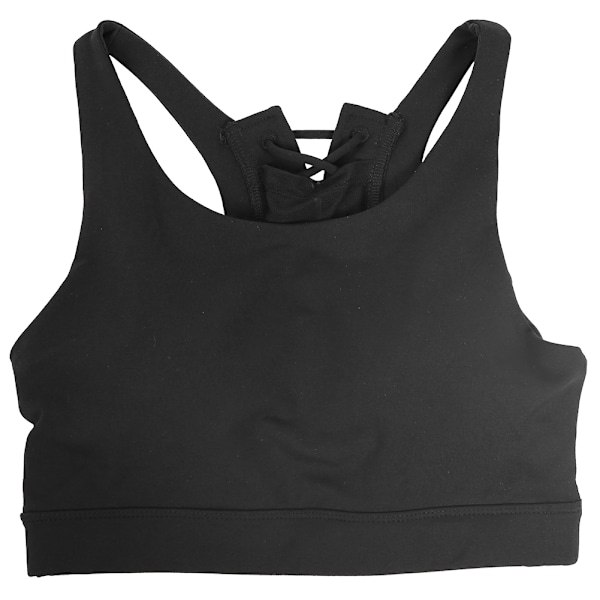 Yoga Träningslinne Fitness Väst Träning Kvinnor Sport-BH Dam Löparväst Sportkläder Svart(M)