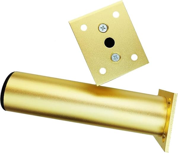 1 stk Møbelben Aluminium Legering Skabsben Køkken Sofa Meta
