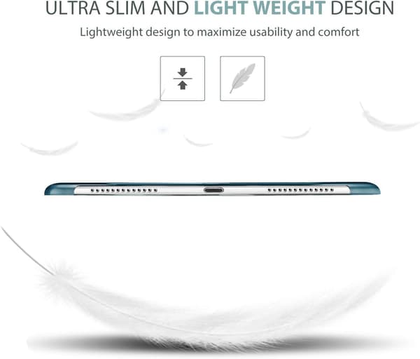iPad 9.7 Tri-Fold -jalustakotelo - Tumman yön vihreä