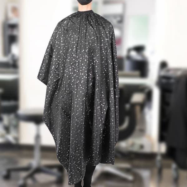 Salon Hår Farvning Hårstyling Forklæde Klud Barber Værktøjer til Skønhedssalon (Sort)